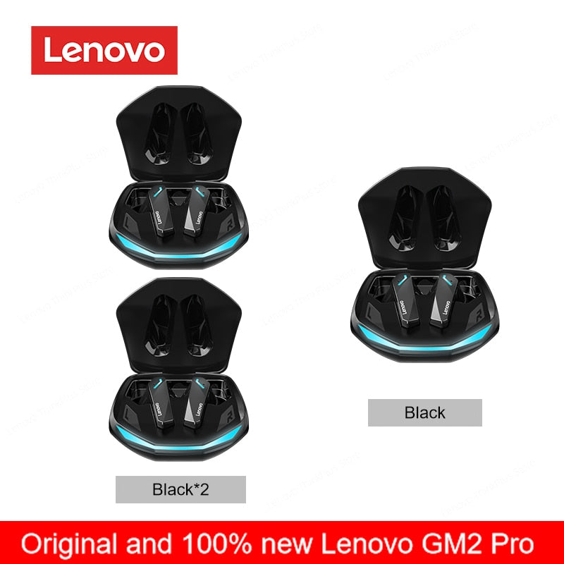 Original Lenovo GM2 Pro 5.3 Earphone Bluetooth Wireless Earbuds