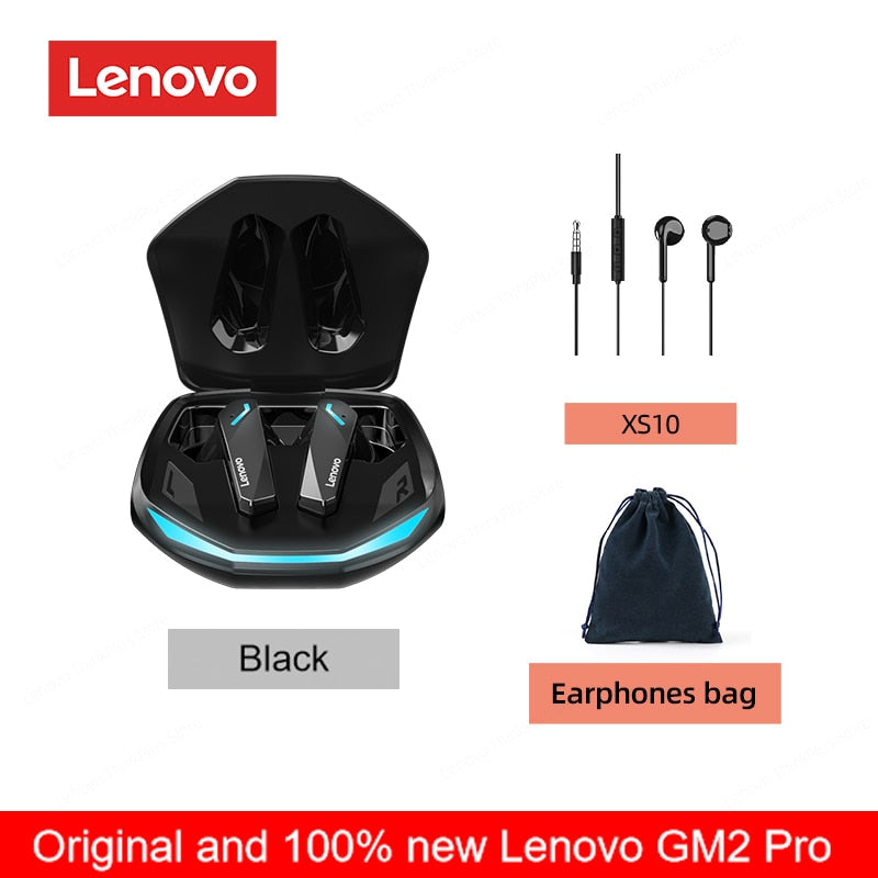 Original Lenovo GM2 Pro 5.3 Earphone Bluetooth Wireless Earbuds