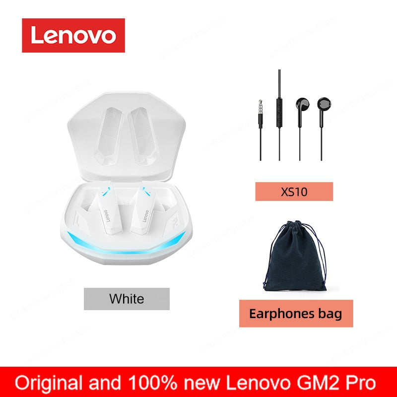 Original Lenovo GM2 Pro 5.3 Earphone Bluetooth Wireless Earbuds