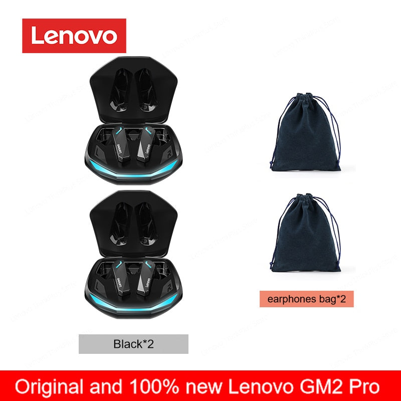 Original Lenovo GM2 Pro 5.3 Earphone Bluetooth Wireless Earbuds