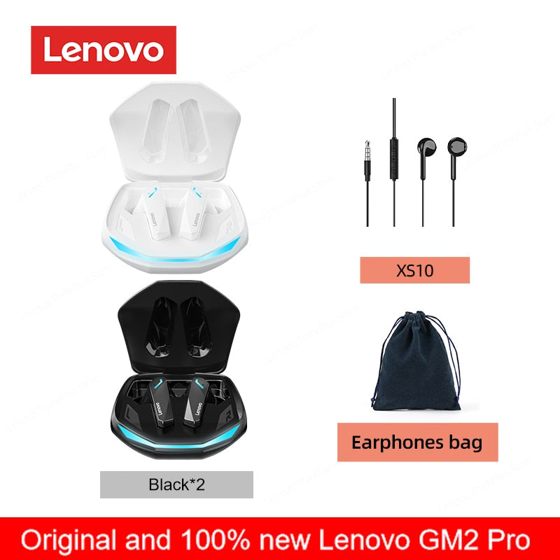 Original Lenovo GM2 Pro 5.3 Earphone Bluetooth Wireless Earbuds