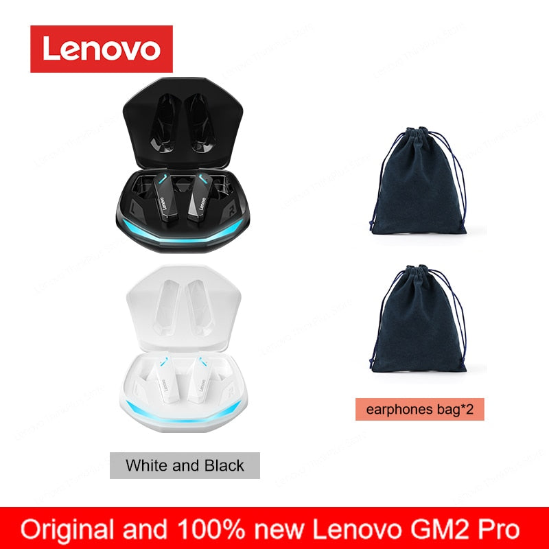 Original Lenovo GM2 Pro 5.3 Earphone Bluetooth Wireless Earbuds